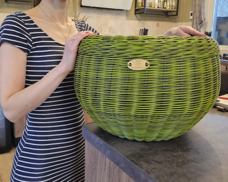 Кашпо из искусственного ротанга Киви 12 литров пруток